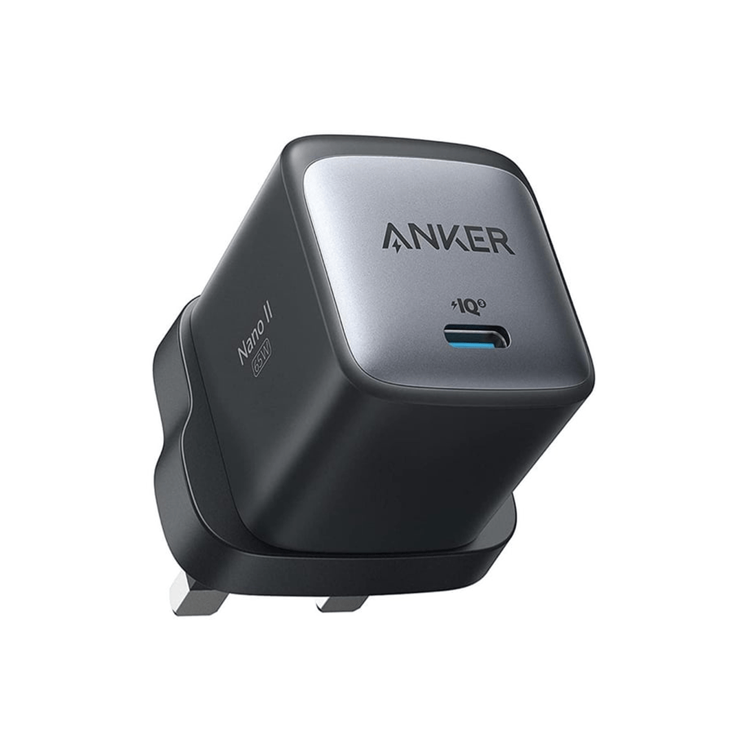Anker Nano II 65W USB-C Wall Charger - Black in Qatar Anker Nano II 65W USB-C Wall Charger - Black in Qatar